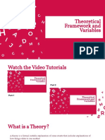 Theoretical Framework and Variables