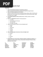 Worksheet 2 - Linguistics Eng B: Morphology