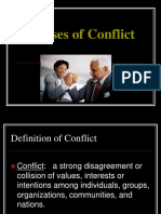 Causes of Conflict