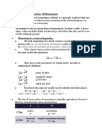 The Law of Conservation of Momentum