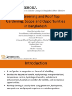 Urban Greening and Roof Top Gardening Scope and Opportunities in Bangladesh