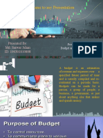 Budget and Budgetary Control Presentation