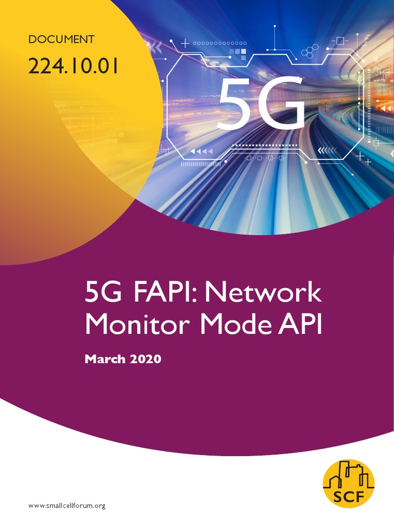 SCF224 - 5G FAPI Network Monitor Mode API | PDF | Application ...