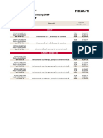 Lista de Preturi Hitachi PDF