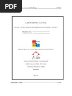 Laboratory Manual: Computer Graphics Laboratory With Mini Project 15CSL68