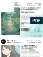 Novedades Milky Way Agosto 2020