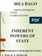 Inherent Powers of State
