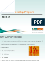 Summer Internship IDBI Fortis
