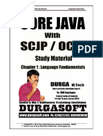 Core Java With SCJP Ocjp Notes by Durga PDF