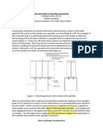 HSS Cap Plate Connection Limit States