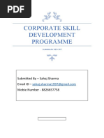 Corporate Skill Development Programme