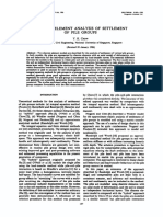 Discrete Element OF: Analysis of Settlement Pile Groups