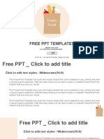 Paper Bags With Fresh Food PowerPoint Templates Widescreen 2