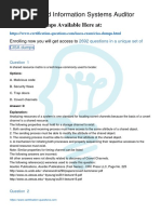 CISA Exam Questions and Answers Guide | PDF | Risk Management | Risk