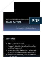 Glare Matters: What Is Glare, When Is It Harmful, and How To Control It
