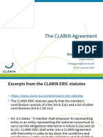 CLARIN Agreement Template Explained
