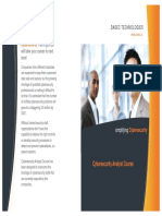 Cybersecurity Analyst Course PDF