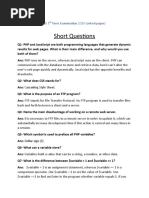 Short Questions: BS5 Term Examination 2017 (Solved Paper)