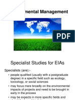 Lecture 6 - Specialist Studies For EM