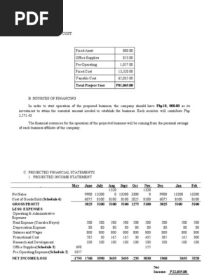 FINANCIAL PLAN