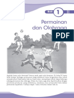 Materi PJOK Kelas 5 Bab 1 Permainan Dan Olahraga PDF