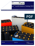 Foreverpure Power Forklift Battery Catalog 2019: Visit Us: Email Us: Call Us