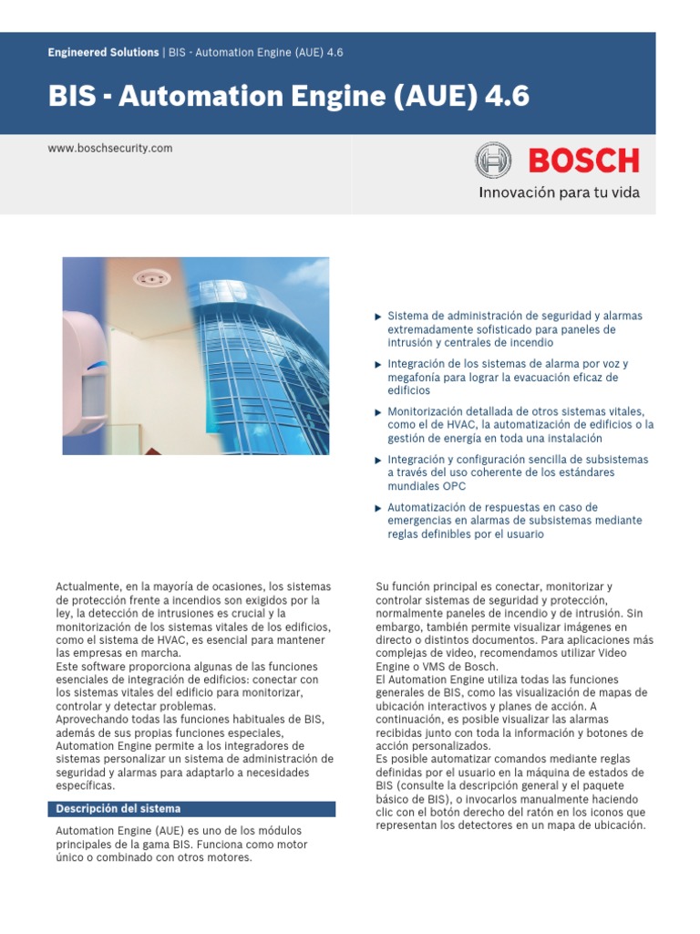 BIS - Automation Engine (AUE) 4.6 | PDF | Servidor (Computación ...