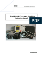 The GECOR8 Corrosion Rate Meter: Instruction Manual
