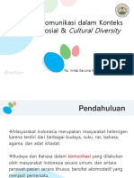 Komunikasi Sosial & Cultural Diversity - Bu INZ 26-Mar-2020 13-06-19 PDF