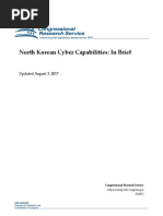 North Korean Cyber Capabilities: in Brief: Updated August 3, 2017