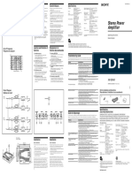 SONY Xplod XMSD46X PDF