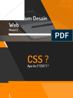 Belajar CSS