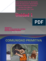 Unidad 1 Comunuidades Primitivas