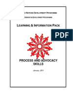 Process and Advocacy Skills: Earning Nformation ACK