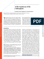 Characterization of The Translocon of The Outer Envelope of Chloroplasts