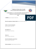 Complemento de La Guía Plantilla Plan de Investigación