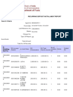 E-Banking Ref No: Recurring Deposit Installment Report