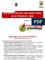 REUNIÃ_N VIRTUAL CON DIRECTORES DE IE PÃ_BLICAS - 2020