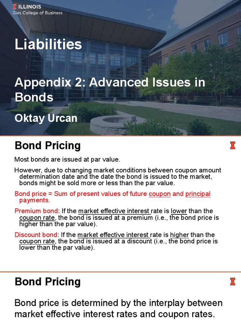 Liabilities: Appendix 2: Advanced Issues in Bonds | PDF | Bonds ...