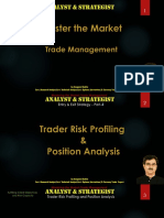 Trader Risk Profiling and Position Analysis - Part 3 Triggers, Signals, Price Targets, and Stoplosses