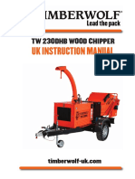 Timberwolf TW 230DHB Wood Chipper Instruction Manual