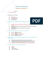 Solution To Practice Sheet FL 3: Introduction To Soft Computing