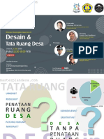 Webinar Seri 6 Desain Dan Tata Ruang Desa Oleh Yohanes Erick PDF