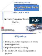 Technology of Machine Tools: Surface Finishing Processes