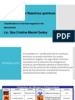 Capacitación Clasificación de Reactivos CETEC PDF