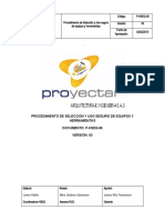 P-HSEQ-06 V.3 Procedimiento de Seleccion y Uso Seguro de Equipos y Herramientas