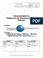 ECJ-PR-SSOMA-004 Procedimiento para Trabajos en Excavaciones y Zanjas. Rev. 00