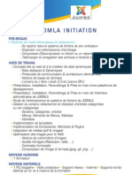 Programme de Formation Joomla Initiation