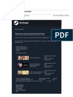 Gmail - Thank You For Your Steam Purchase! PDF