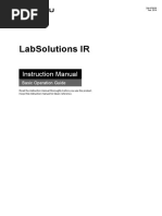 Labsolutions Ir: Instruction Manual